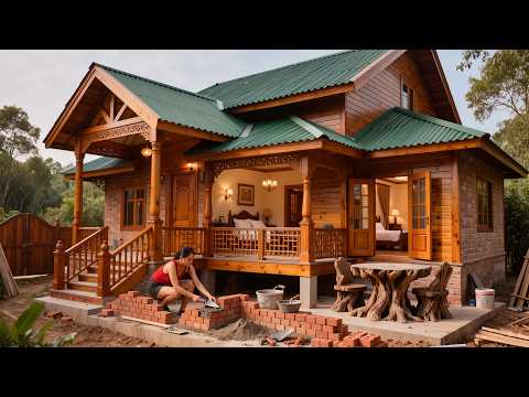 That girl spent three years building her dream villa, and no one believed it.| by @Phùng Thị Chài