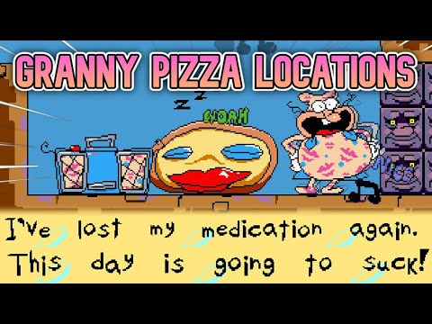 EVERY Granny Pizza Location In Pizza Tower