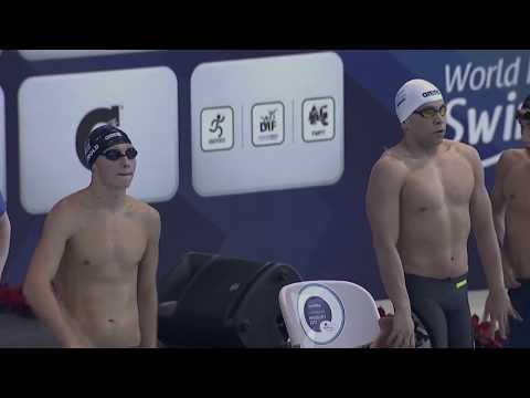 Men's 4x100m Freestyle Relay 34 pts