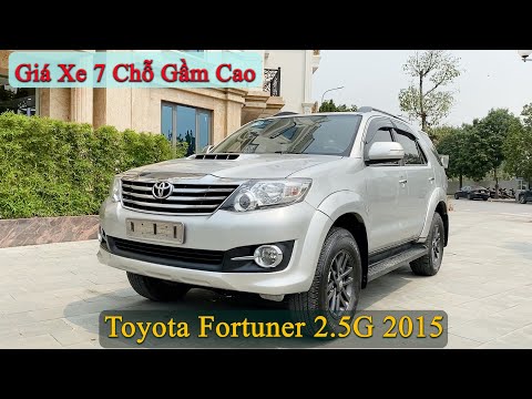 Toyota Fortuner 2.5G 2015 xe ô tô cũ máy dầu 1 cầu giá rẻ