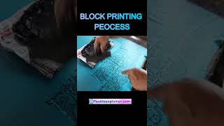 Block Printing Process #textile #printing #silk #saree