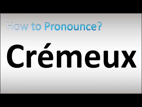 How to Pronounce Cremeux