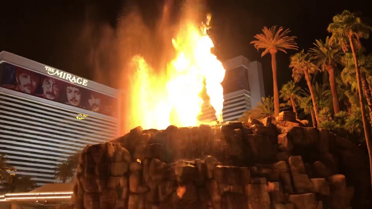 the mirage volcano the mirage volcano
