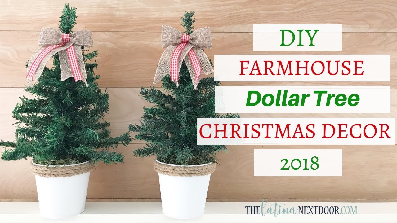  DIY  Dollar  Tree  Christmas  Decor  2019 Farmhouse Christmas  