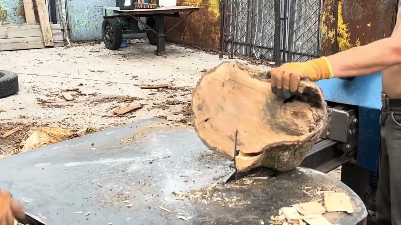 Relaxing but Powerful Firewood Processing