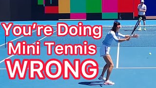 The BEST Mini-Tennis Warm Up (You’re Doing It Wrong)