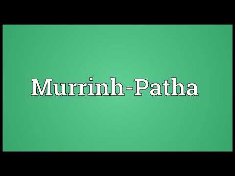 Murrinh Patha Meaning