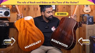 Mahogany vs Rosewood Back and Sides | Yamaha FG800 vs Yamaha FG830 | The Sound Difference!!