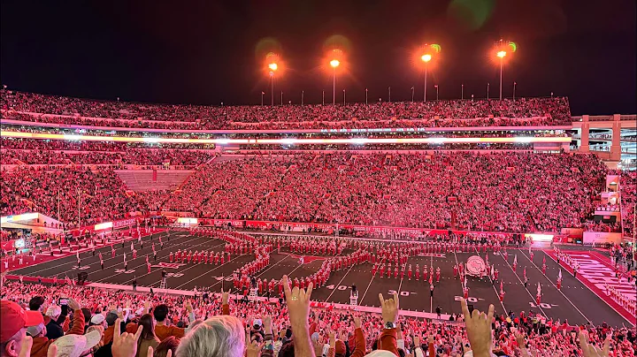 Drones hover over DKR Stadium at UT Texas Longhorns football game on Nov 22, 2023