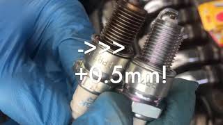 Spark plugs Alfa Romeo GTV V6 2.0 tb change and wire repair