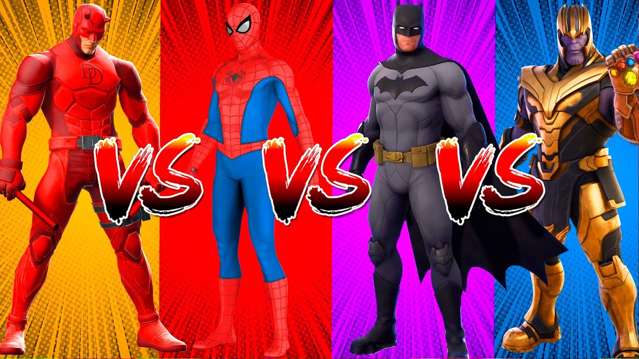 ЦВЕТНОЙ ТАНЦЕВАЛЬНЫЙ ЧЕЛЛЕНДЖ СУПЕРГЕРОЕВ: Сорвиголова против Человека-паука против Бэтмена проти...