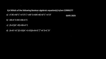 Digital Electronics GATE PYQs 2025 | K-Maps, Logic Gates | GATE CSE Prep | Video-2