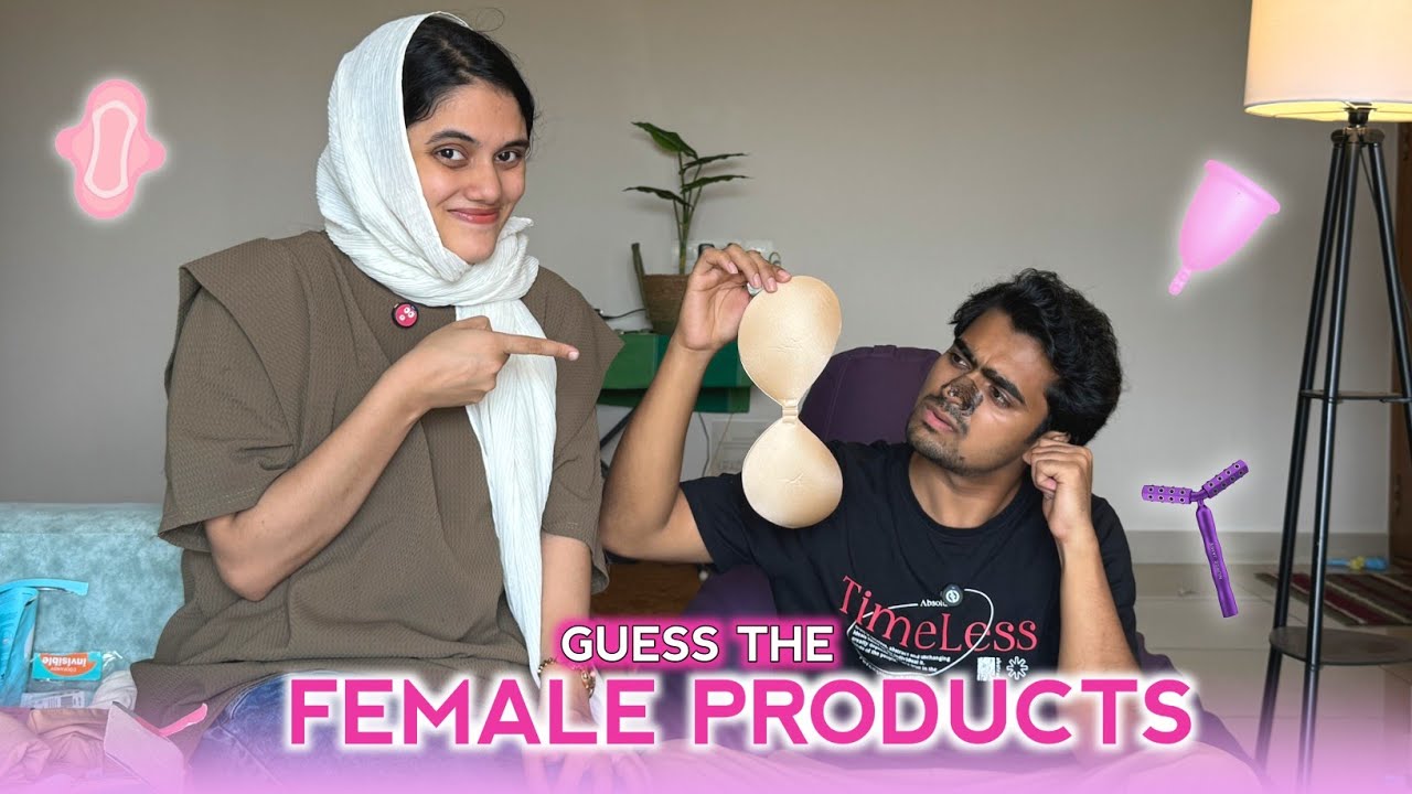 Guess The FEMALE PRODUCTS With Fazikka 😂| ബല്ലാത്ത Challenge തന്നെ