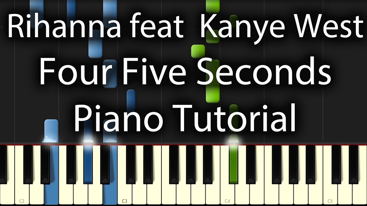 Rihanna feat Kanye West Four Five Seconds Tutorial (How To