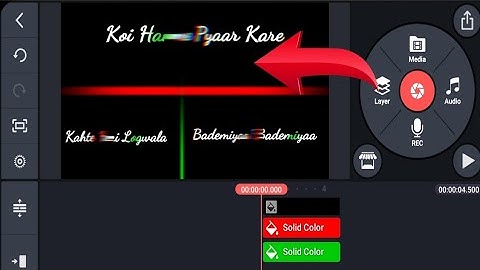 kinemaster colourful lyrics video editing |KMK TECH @Pwn7editor Status video kaise banaye |