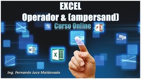 Excel: Cómo usar el operador Ampersand (&) para unir texto y números | Concatenar fácilmente 🔗