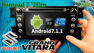 Обзор 2Din Android магнитолы Bonroad для SUZUKI Grand Vitara 2007-2013