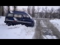 Subaru Libero snow. Тёма катается.