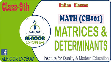 9th Class Math Ch#01 Ex=1.2 Q#04, 05, 06 Transpose of a Matrix