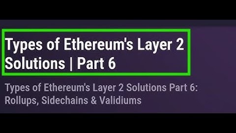 Types of Ethereum
