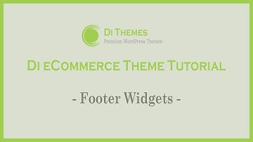 Footer Widget - Di eCommerce WordPress Theme
