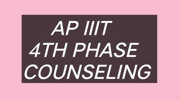 AP IIIT|IIIT NOTIFICATION 2022 AP|iiit|4th phase updates|ap iiit latest news today|iiit updates ap