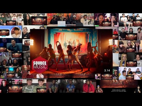 Le sserafim 'Smart' M/V Kpop Reaction Mashup