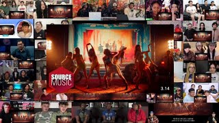 Le sserafim 'Smart' M/V Kpop Reaction Mashup