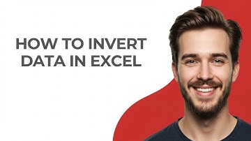 How To Invert Data In Excel - GUIDE!