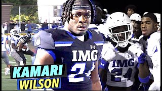 Floridas Next Big Star  Kamari Wilson  Img Football Academy fl Senior Szn Highlight Mix