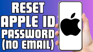 How To Reset Apple Id Password Without Email Or Number 2024