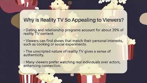 Why Is Reality TV So Appealing to Viewers? - The Reality Radar