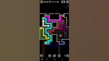 How To Solve Flow Free Inkblot Pack Level 65 12x12 Board Walk Through Solution Walkthrough