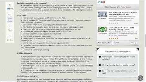 How To Make A Magazine - Create an Apple Newsstand Magazine