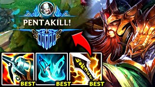 TRYNDAMERE TOP IS A 1V9 PENTA KILL MACHINE IN SEASON 14👌- S14 Tryndamere TOP Gameplay Guide