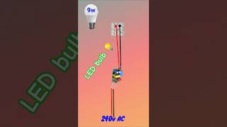 #electrical #shorts video || 9w bulb wiring diagram #shorts video || #trending #shorts LED bulb 💡💡💡