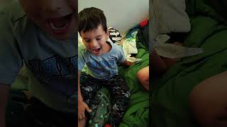 I heard the Sweet sound of Dexter laughing and went into Keith's room to this 😘🥰🥹#brotherhood
