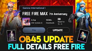 Ob 45 Update Free Fire 😮💥| Free Fire New Event | Ff New Event | New Event Free Fire