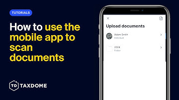 How to use the mobile app to scan documents