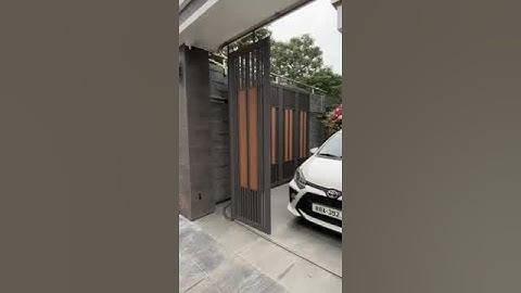 cổng lùa cong lùa góc mềm mại