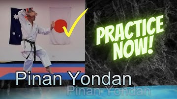 ANOTHER PINAN FOR YOUR COLLECTION!!!  Pinan 4 (Yondan) #karate #kata #learnkarate