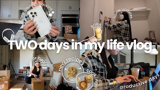 TWO days in my life vlog | grocery shopping, new phone, home decor, etc. | aliyah simone