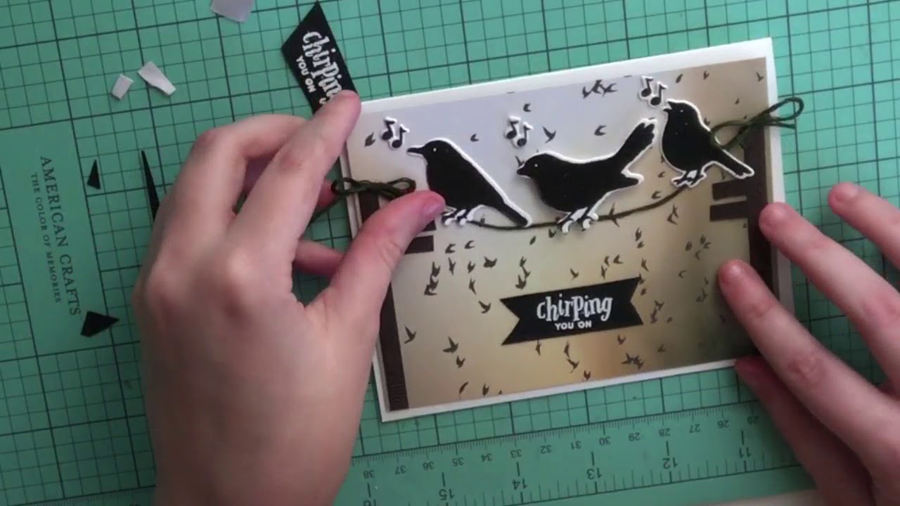 Hero Arts 10 cards 1 kit February 2018 Part 1 - YouTube
