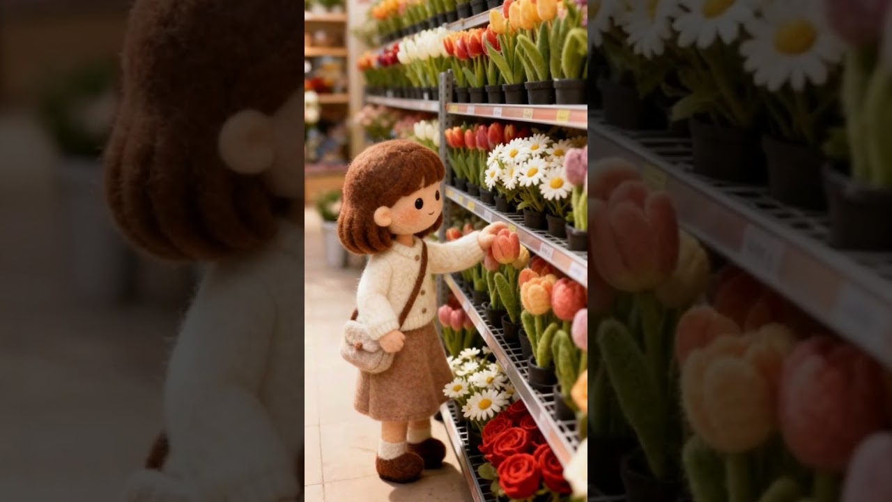 A Day at the Flower Shop with Omoide Wool「思い出ウールと過ごすお花屋さんの一日」 