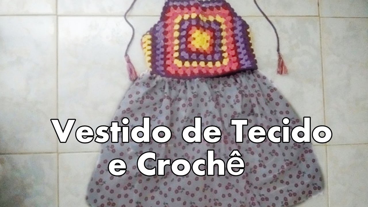 vestidos em crochet e tecido