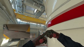 How to smoke door on nuke in CS2