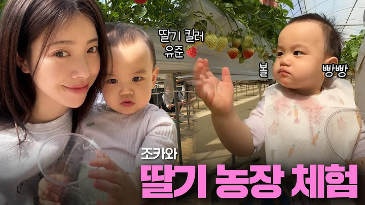 [VLOG] 조카와 딸기 농장 체험기🍓 | 이모 놀아주는 조카😊