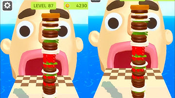 Sandwich Runner All Levels Gameplay iOS,Android Walkthrough Newtraielrs Update Game Mobile GXVI02EOS