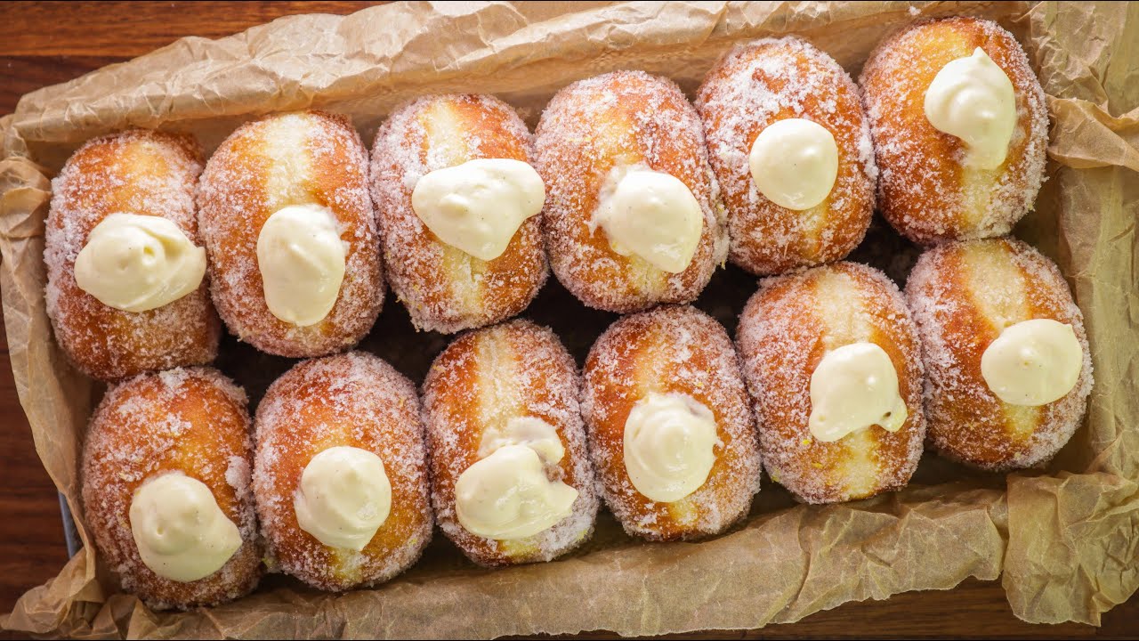 How to Make Delicious Donuts With a Smooth Lemon Crème Filling | Recipe