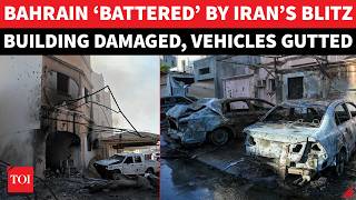 Iran’s Onslaught ‘Bruises & Batters’ Bahrain; Videos Show Massive Damage & Devastation Around…